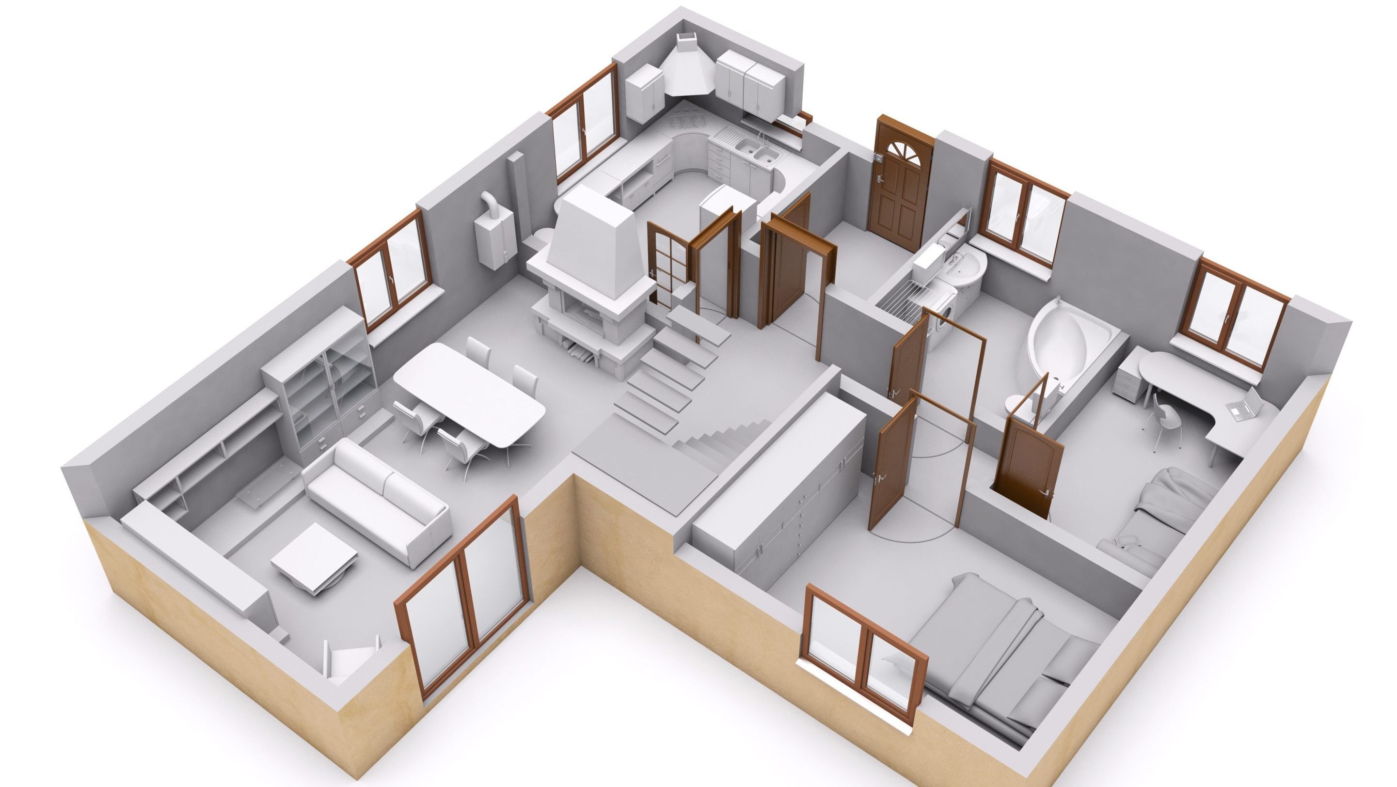 single floor house plans​