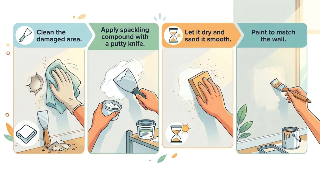 how to patch holes in drywall​